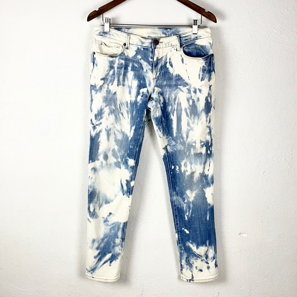 LOFT | UPCYCLED Bleached Relaxed Skinny Mid-Rise Denim Jeans 👖